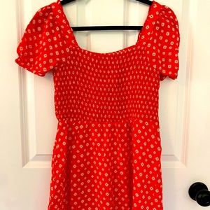 Red short dress from Nordstrom